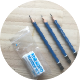 鉛筆(H~B)練り消しゴム